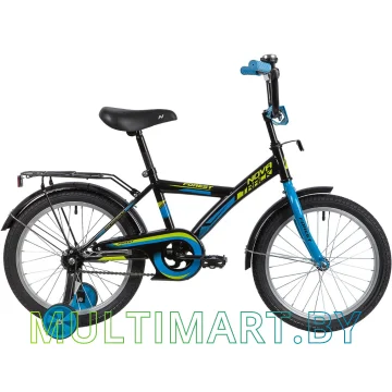 Детский велосипед Novatrack Forest 181FOREST.BK20 (черный/синий, 2020)